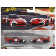 Hot Wheels: Deluxe Porsche 935 és 2018 Porsche 935 kisautó 2 db-os csomag 1/64 - Mattel