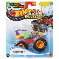 Hot Wheels Monster Trucks: Színváltós monster kisautó - Scorpedo - Mattel