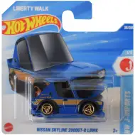 Hot Wheels: Nissan Skyline 2000GT-R LBWK kék kisautó 1/64 - Mattel