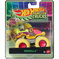 Hot Wheels Monster Trucks: Bashzilla sötétben világító kisautó 1/64 – Mattel