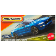 Matchbox: '19 Ford Mustang Coupé kék papírdobozos kisautó 1/64 – Mattel