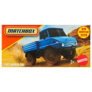 Matchbox: 1963 Unimog 406 kék papírdobozos kisautó 1/64 – Mattel