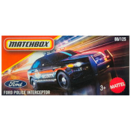 Matchbox: Ford Police Interceptor papírdobozos kisautó 1/64 – Mattel