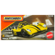 Matchbox: Radical SR3 XXR sárga papírdobozos kisautó 1/64 – Mattel