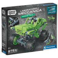 Science &amp; Play: Mechanikai műhely - Monster truck építőkészlet - Clementoni