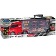 Mega Tűzoltósági kamion hordozható játékszett 19db-os