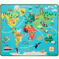 A világ körül játszószőnyeg 100x90cm - Melissa &amp; Doug