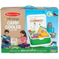 Melissa &amp; Doug: Hűtőtáska ételekkel és kiegészítőkkel játékszett