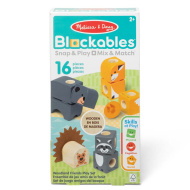 Melissa&amp;Doug: Blockables - Erdei állatok fa játékszett - Spin master