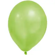 Metallic pasztell zöld lufi – 8 db-os szett