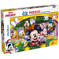 Mickey egér 2 az 1-ben 48db-os puzzle és színező 35x25cm - Lisciani