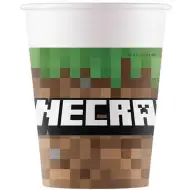 Minecraft 8 db-os papírpohár szett 200ml