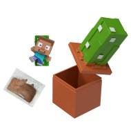Minecraft Reveal minifigura tárolóban - Kaktusz - Mattel