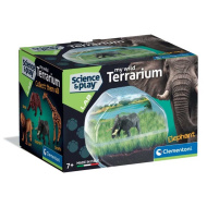 Science &amp; Play: Mini elefántos terrárium játékszett - Clementoni