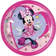 Disney Minnie egér 8db-os papírtányér szett 20cm-es