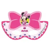 Minnie Egér rózsaszín papír maszk 6db-os