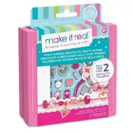 Make It Real: Ékszerkészítés, halo charm karkötők pink tárolóban