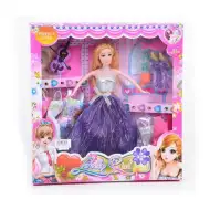 Stílusos hegedűművész baba kiegészítőkkel 28cm