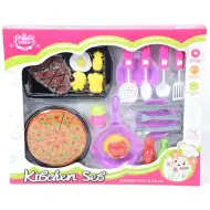 Reggelizős játékszett grill hússal és kiegészítőkkel