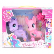 Szépség póni fésűvel 2db-os szett