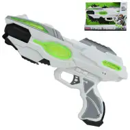 Space Series: Űrfegyver zöld fehér színben fénnyel és hanggal 25cm