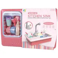 Mosogató játékszett valódi vízzel
