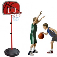 Állítható méretű kosárlabda palánk állvánnyal és labdával 202-117cm