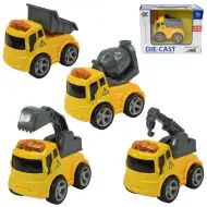 Die-Cast City Style: Munkagép kisautó többféle változatban 1db