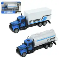 City Squad: Szállító teherautó lendkerekes kialakítással kétféle változatban 1db