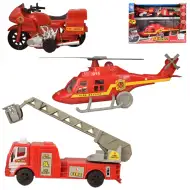 S.O.S. Station: 3 db-os tűzoltósági járműszett helikopterrel