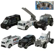 Cops Die-Cast: Rendőrségi 6 db-os kisautó szett
