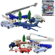 Aircraft: Reptülőtéri játékszett járművekkel, repülővel és kiegészítőkkel kétféle változatban