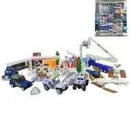 Space Team: Űr játékszett járművekkel, műholddal és kiegészítőkkel