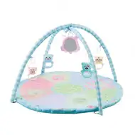 Macis bébi játszó szőnyeg kék színben