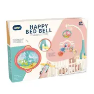 Állatos zenélő színes kiságyforgó