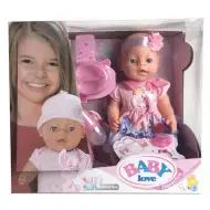 Sírós baba cumival és kiegészítőkkel