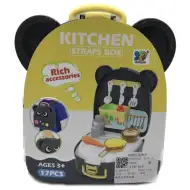 Konyhai szett macis tárolóban kiegészítőkkel