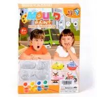 Járművek festhető gipsz szett ecsettel