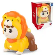 Happy World: Kúszó-Mászó Baba oroszlán jelmezben 13x17cm