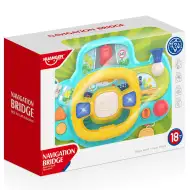 Happy World: Multifunkciós kormánykerék fény és hang effektekkel 23x17,5cm