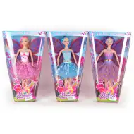 Tündér hercegnő baba szárnyakkal többféle változatban