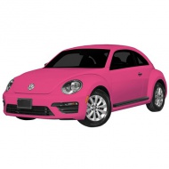 Volkswagen Beetle távirányítós autó 1:14 pink színben