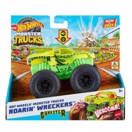 Hot Wheels Monster Trucks: Gunkster monster autó fény és hangeffektekkel 1/43 - Mattel