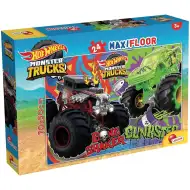 Hot Wheels Monster trucks 24db-os maxi padló puzzle 70x50cm - Lisciani