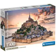 Mont Saint-Michel a naplementében 1500db-os HQC kompakt puzzle - Clementoni