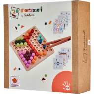 Eichhorn: Montessori Csipeszes golyókirakó fejlesztőjáték