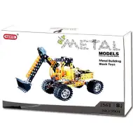 Munkagép fém építőjáték szett 256db-os