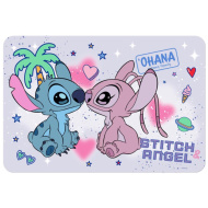 Must: Stitch és Angel asztali könyöklő 43x29cm - Luna