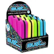 Must... Henger alakú szilikon tolltartó többféle változatban