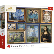 Art Collection: Művészeti remekművek gyűjteménye 1000db-os puzzle - Trefl